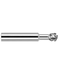 3/32″ Dia. × 0.079″ LOC × 1/8″ Shank Size × 1-1/2″ OAL, 2 Flute, Carbide, Uncoated, Ballnose Endmill