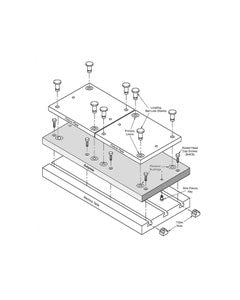 Fixture Kit - 52″ × 18″ × 1.125″ (Steel Subplate); 10″ × 16″ × 0.75″ (Jigsaw) (Aluminum Fixture Plate)