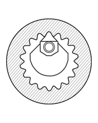 UTS-12-32 INTERNAL SPLINE HOLDER 32MM SHANK