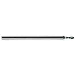 2.4 mm Dia. × 2.5 mm Shank Dia. × 25 mm OAL × 4.6 mm Flute Length, 120 Degrees, 2 Flute, HSS-E, Micro Drill
