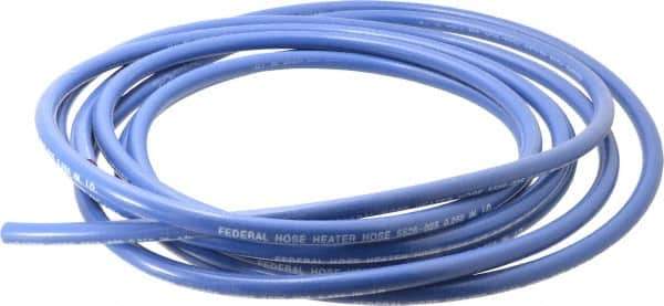 Federal Hose - 1/4" ID x 0.58" OD x 25' OAL, Heater Hose - -65 to 350°F, Blue - Eagle Tool & Supply