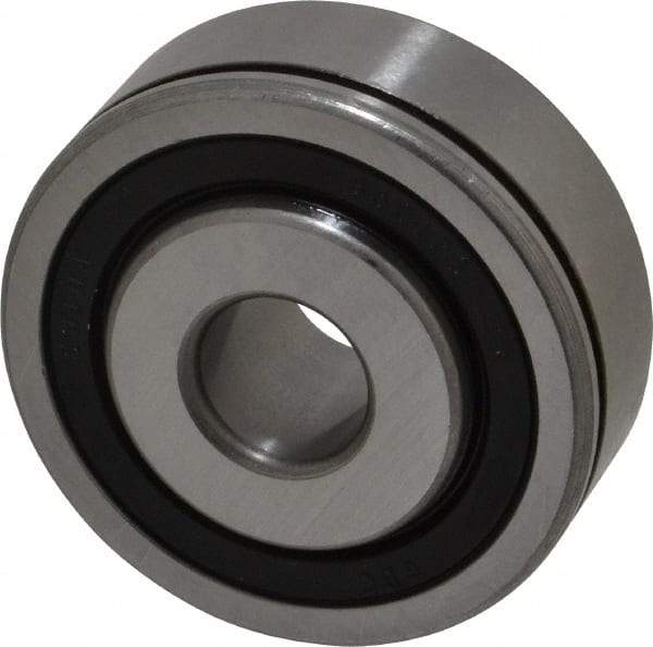 Value Collection - 1/2" Bore Diam, 1-3/4" OD, Double Seal Semi Ground Extra Light Radial Ball Bearing - 1 Row, Round Bore, 707 Lb Static Capacity, 1,366 Lb Dynamic Capacity - Eagle Tool & Supply