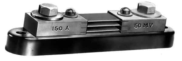 Simpson Electric - Panel Meter Portable Shunt - 150, 50 mV Drop, Screw Terminal, For Use with Falcon Series 200 mVDC Meters - Eagle Tool & Supply
