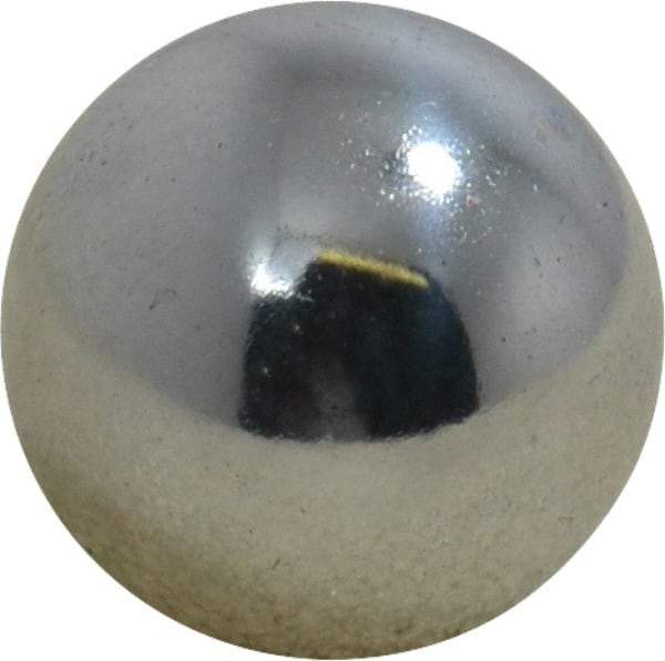 Value Collection - 9/16 Inch Diameter, Grade 25, Chrome Steel Ball - 62 to 66 C Hardness, 0.00005 Inch Diameter Deviation, 0.000025 Inch Sphericity - Eagle Tool & Supply