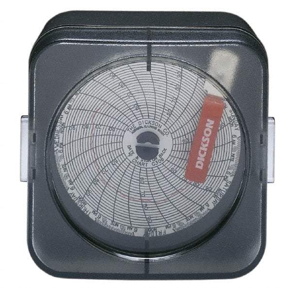 Dickson - 76 to 122°F, 24 Hour Recording Time Chart - 3 Inch Diameter, Use with Sc3 Recorders - Eagle Tool & Supply