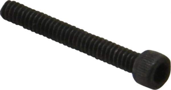 Value Collection - #4-40 UNC Hex Socket Drive, Socket Cap Screw - Alloy Steel, Black Oxide Finish, Fully Threaded, 7/8" Length Under Head - Eagle Tool & Supply