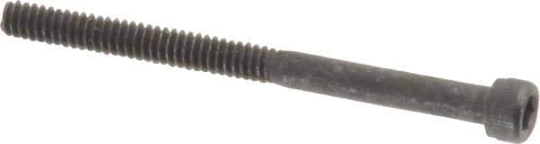 Value Collection - #4-40 UNC Hex Socket Drive, Socket Cap Screw - Alloy Steel, Black Oxide Finish, Partially Threaded, 1-1/2" Length Under Head - Eagle Tool & Supply
