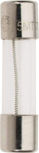 Ferraz Shawmut - 250 VAC, 0.7 Amp, Time Delay Miniature Glass Fuse - Clip Mount, 20mm OAL, 5mm Diam - Eagle Tool & Supply