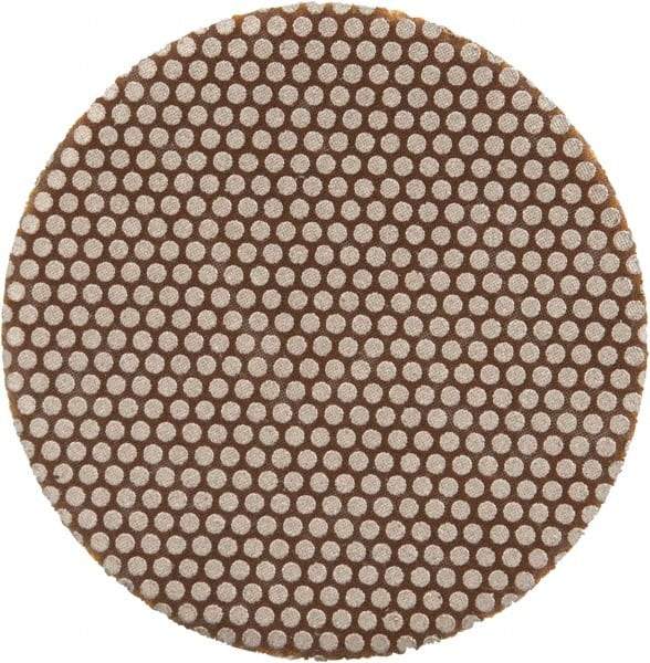 3M - 1" Diam, 800 Grit, Diamond Hook & Loop Disc - Super Fine Grade, Coated, Cloth Backing, Series 6002J - Eagle Tool & Supply