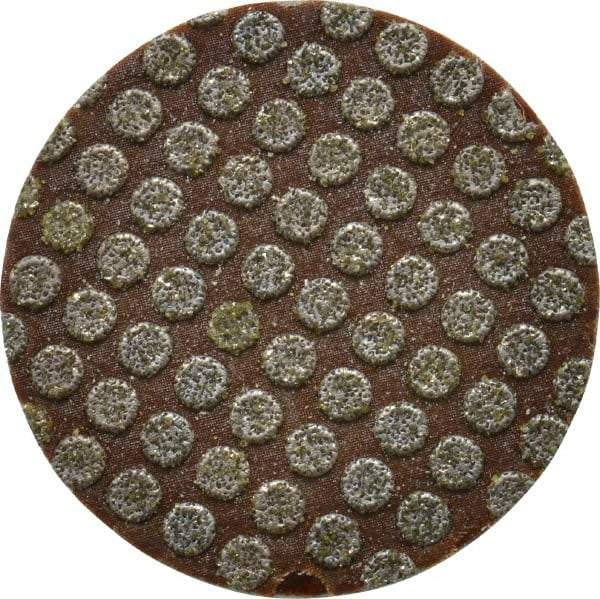 3M - 1" Disc Diam, 60 Grit, Diamond Quick Change Disc - Type R Attaching System, Coated, Green, Medium Grade, 30,000 RPM, 6234J Series - Eagle Tool & Supply