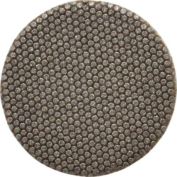 3M - 1" Disc Diam, 120 Grit, Diamond Quick Change Disc - Type R Attaching System, Coated, Black, Fine Grade, 30,000 RPM, 6234J Series - Eagle Tool & Supply