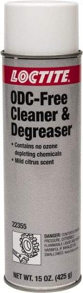 Loctite - 15 oz Aerosol Cleaner/Degreaser - Aerosol, Hydrocarbon-Based, Unscented - Eagle Tool & Supply