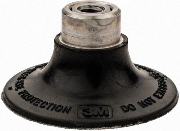 3M - 2" Diam Quick-Change Type R Disc Backing Pad - Medium Density, 25,000 RPM, Roloc TR Compatible - Eagle Tool & Supply