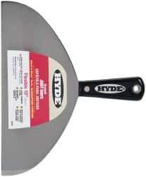 Hyde Tools - 10" Wide Carbon Steel Taping Knife - Flexible, Nylon Handle, 8-1/4" OAL - Eagle Tool & Supply