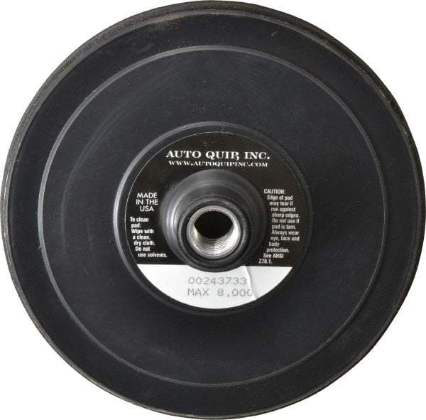 AutoQuip - 6" Diam Adhesive/PSA Disc Backing Pad - Firm Density, 8,000 RPM - Eagle Tool & Supply