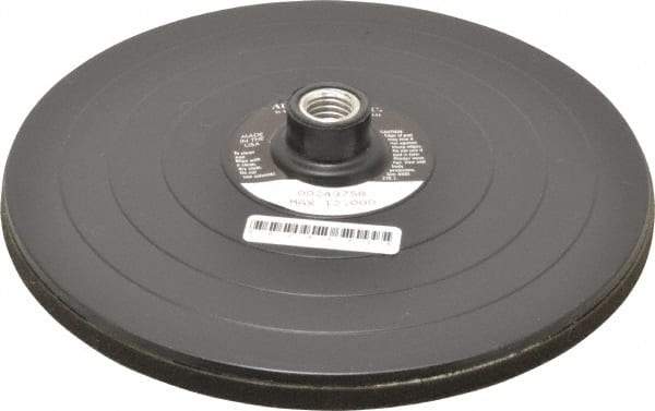 AutoQuip - 8" Diam Adhesive/PSA Disc Backing Pad - Firm Density, 4,800 RPM - Eagle Tool & Supply