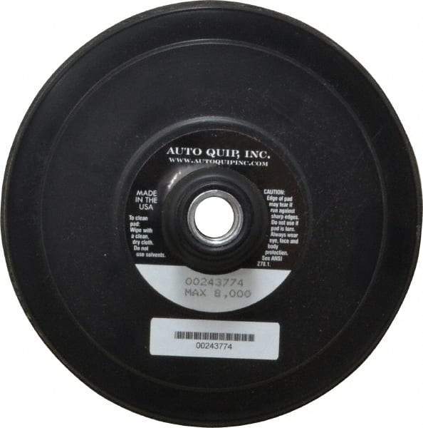 AutoQuip - 6" Diam Hook & Loop Disc Backing Pad - Firm Density, 8,000 RPM - Eagle Tool & Supply