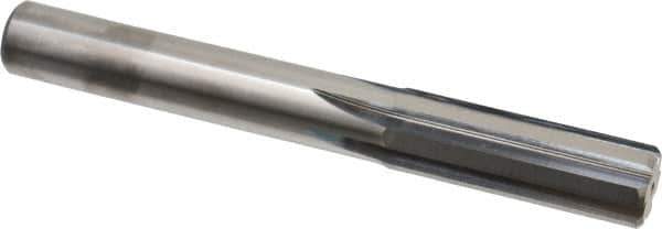 M.A. Ford - 1/2" Solid Carbide 6 Flute Chucking Reamer - Straight Flute, 0.47" Straight Shank, 1-1/2" Flute Length, 4" OAL - Eagle Tool & Supply