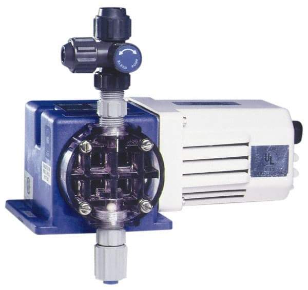 Pulsafeeder - 115 Volt, 100 psi, 0.63 GPH, Diaphragm Metering Pump - 7.3 Inch Long x 8.8 Inch Wide x 7-1/2 Inch High - Eagle Tool & Supply