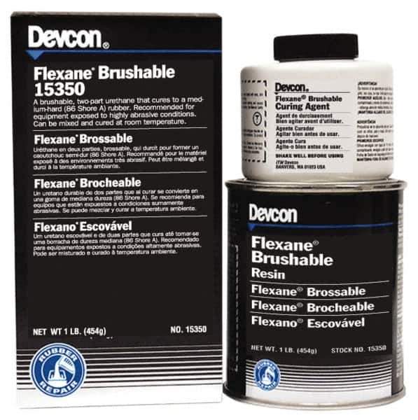 Devcon - 1 Lb Pail Two Part Urethane Adhesive - 45 min Working Time, 3,500 psi Shear Strength - Eagle Tool & Supply