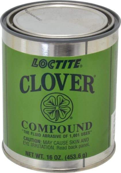 Loctite - 1 Lb Grease Compound - Compound Grade Coarse, Grade F, 100 Grit, Black & Gray, Use on General Purpose - Eagle Tool & Supply