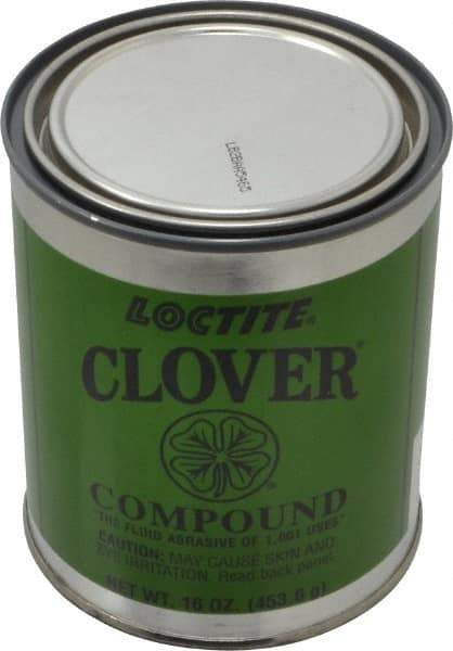 Loctite - 1 Lb Grease Compound - Compound Grade Medium, Grade D, 180 Grit, Black & Gray, Use on General Purpose - Eagle Tool & Supply
