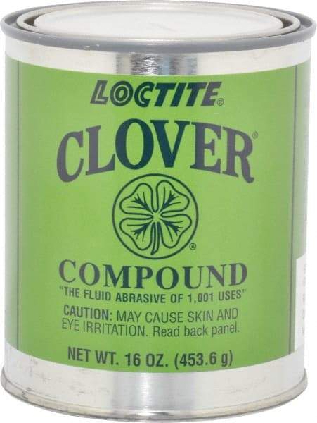 Loctite - 1 Lb Grease Compound - Compound Grade Super Fine, Grade 4A, 600 Grit, Black & Gray, Use on General Purpose - Eagle Tool & Supply