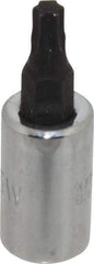 Proto - 1/4" Drive, T25 Torx Bit Socket - 1-1/2" OAL - Eagle Tool & Supply