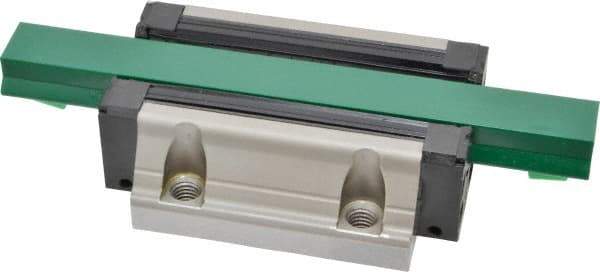 THK - 92mm L x 70mm W x 30.2mm H, 45mm Transverse Hole Spcg, 57mm Lateral Hole Spcg, 4 Way SHS Block w/Caged Ball - 23.5mm Overhang, 31.7 Kn Dynamic Capacity, M8x6.8 Hole, 52.4 kn Static Load Rating, 36" High Assembly - Eagle Tool & Supply
