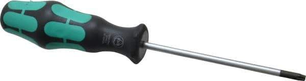 Wera - T20 Torx Driver - 4" Blade Length, 7-7/8" OAL, Ergonomic Handle - Eagle Tool & Supply