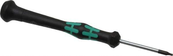 Wera - T6 Torx Driver - 1-9/16" Blade Length, 3-7/8" OAL, Micro Handle - Eagle Tool & Supply
