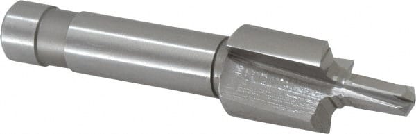 Made in USA - 5/16-24" Port, 0.742" Spotface Diam, 1/8" Tube Outside Diam, Reamer Pilot, Straight Shank, High Speed Steel Porting Tool - Eagle Tool & Supply
