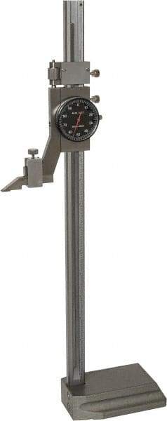 Value Collection - 12" Stainless Steel Dial Height Gage - 0.001" Graduation, Dial Display - Eagle Tool & Supply