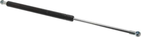 Value Collection - 0.32" Rod Diam, 0.75" Tube Diam, 20 Lb Capacity, Fixed Force Gas Spring - 17" Extended Length, 6" Stroke Length, Metal Socket, Black Nitride Piston - Eagle Tool & Supply