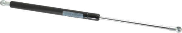 Value Collection - 0.32" Rod Diam, 0.75" Tube Diam, 30 Lb Capacity, Fixed Force Gas Spring - 17" Extended Length, 6" Stroke Length, Metal Socket, Black Nitride Piston - Eagle Tool & Supply