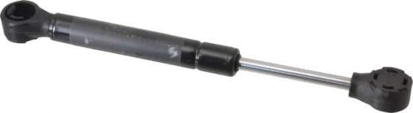 Value Collection - 0.24" Rod Diam, 0.59" Tube Diam, 40 Lb Capacity, Fixed Force Gas Spring - 7.5" Extended Length, 2" Stroke Length, Plastic Ball Socket, Black Nitride Piston - Eagle Tool & Supply