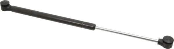 Value Collection - 0.24" Rod Diam, 0.59" Tube Diam, 100 Lb Capacity, Fixed Force Gas Spring - 14.5" Extended Length, 5" Stroke Length, Plastic Ball Socket, Black Nitride Piston - Eagle Tool & Supply