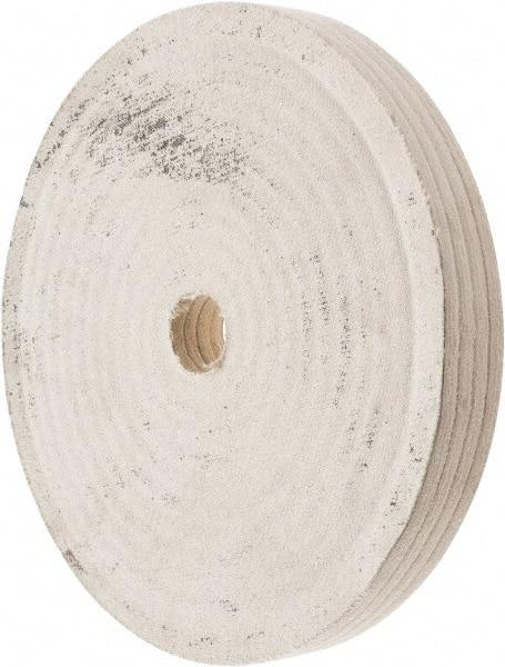 Divine Brothers - 10" Diam x 1" Thick Unmounted Buffing Wheel - Polishing Wheel, 1-1/4" Arbor Hole - Eagle Tool & Supply