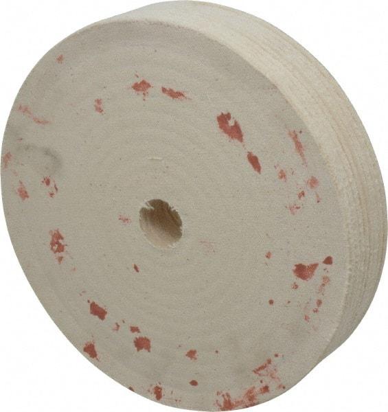 Divine Brothers - 10" Diam x 2" Thick Unmounted Buffing Wheel - Polishing Wheel, 1-1/4" Arbor Hole - Eagle Tool & Supply
