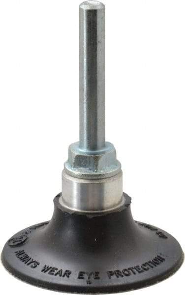 Standard Abrasives - 2" Diam Quick-Change Type S Disc Backing Pad - 1/4" Shank Diam, Medium Density, 25,000 RPM, SocAtt Compatible - Eagle Tool & Supply