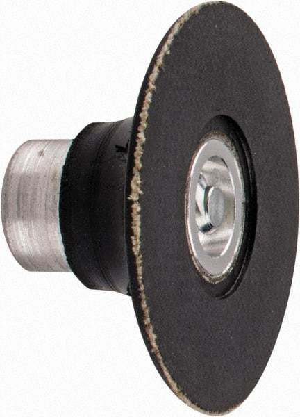 Standard Abrasives - 2" Diam Quick-Change Disc Backing Pad - 1/4" Shank Diam, Medium Density, 25,000 RPM, SocAtt Compatible - Eagle Tool & Supply