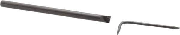 Seco - 0.265" Min Bore Diam, 3" OAL, 1/4" Shank Diam, SCLD Indexable Boring Bar - CD.. 1.2 Insert, Screw Holding Method - Eagle Tool & Supply