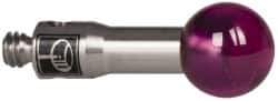 Renishaw - 0.1969 Inch Ball Diameter, Stainless Steel Stem, M2 Thread, Ruby Point Ball Tip CMM Stylus - 0.3937 Inch Working Length, 0.0984 Inch Stem Diameter, 0.3937 Inch Overall Length - Eagle Tool & Supply
