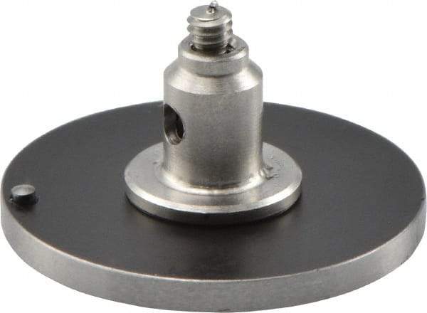 Renishaw - 0.71 Inch Ball Diameter, Stainless Steel Stem, M2 Thread, Steel Point Disc Tip CMM Stylus - 1.5 mm Working Length, 0.17 Inch Stem Diameter, 8.6 mm Overall Length - Eagle Tool & Supply