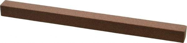 Norton - 4" Long x 1/4" Wide x 1/4" Thick, Aluminum Oxide Sharpening Stone - Square - Eagle Tool & Supply