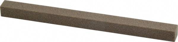 Norton - 4" Long x 1/4" Wide x 1/4" Thick, Aluminum Oxide Sharpening Stone - Square - Eagle Tool & Supply
