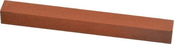 Norton - 4" Long x 3/8" Wide x 3/8" Thick, Aluminum Oxide Sharpening Stone - Square - Eagle Tool & Supply