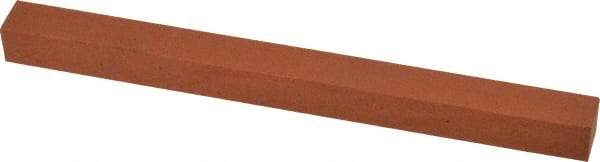 Norton - 6" Long x 1/2" Wide x 1/2" Thick, Aluminum Oxide Sharpening Stone - Square, Fine Grade - Eagle Tool & Supply