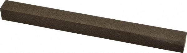 Norton - 6" Long x 1/2" Wide x 1/2" Thick, Aluminum Oxide Sharpening Stone - Square, Coarse Grade - Eagle Tool & Supply
