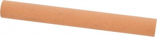 Norton - 4" Long x 1/2" Diam x 1/2" Thick, Aluminum Oxide Sharpening Stone - Round, Fine Grade - Eagle Tool & Supply